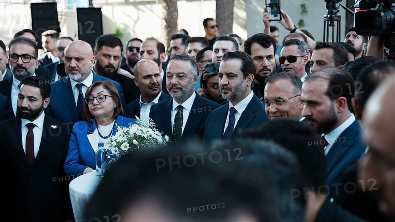 GAZIANTEP, TURKEY - JUNE 11, 2026: Turkish Ambassador to Damascus Nuh Yilmaz is seen alongside Syrian Foreign Minister Assad al-Shaibani during the official reopening ceremony of the Syrian General Consulate in Gaziantep. The high-level event reflects growing diplomatic cooperation and fraternal ties between Turkey and Syria, Gaziantep, Turkey