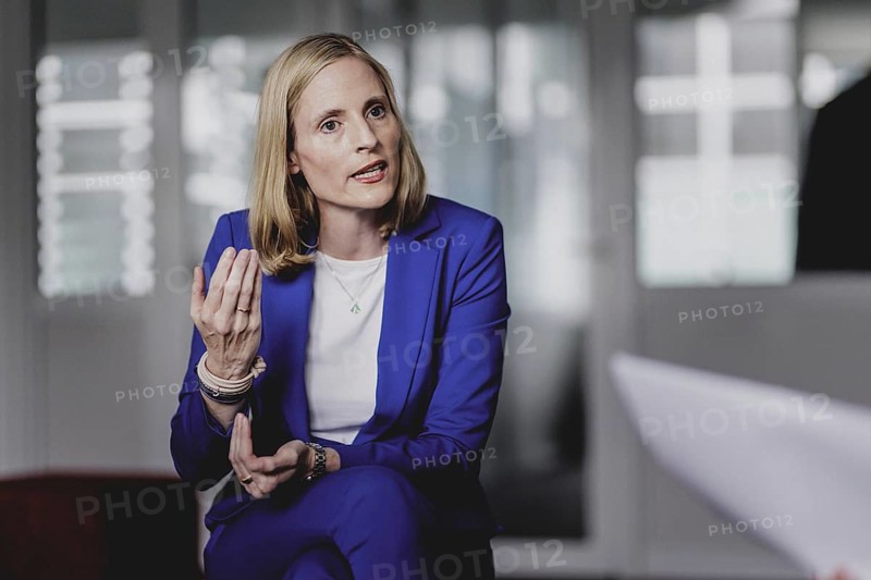 Marie-Christine Ostermann, President of the Association of Family Entrepreneurs, recorded during an interview in Berlin, 2 July 2024