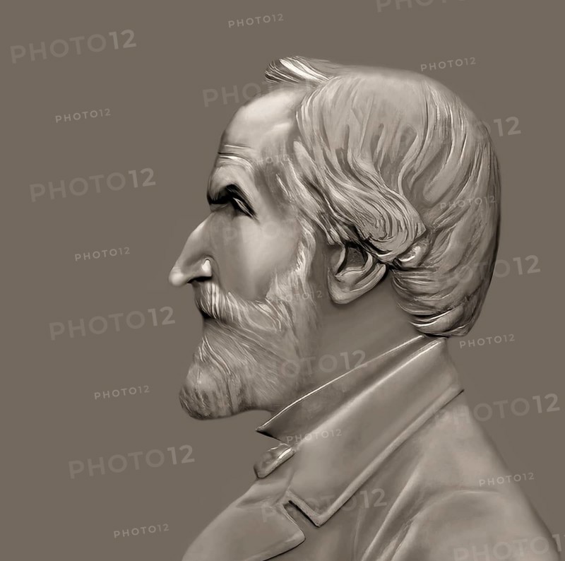 Giuseppe Verdi, 1813 – 1901, Italian opera composer, digitally edited