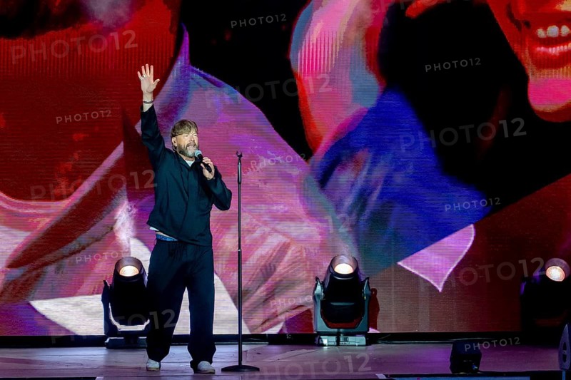 Laith Al-Deen with Sebastian Fitzek at 20 years of Fitzek's anniversary show at Berlin's Waldbühne on 07.08.2026