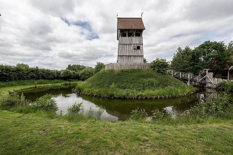 Tower Hill Castle, Lütjenburg, Schleswig-Holstein, Germany
