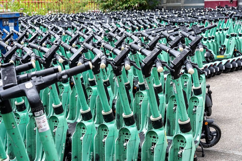 E-scooters delivered to a landlord's depot, serviced and repaired here