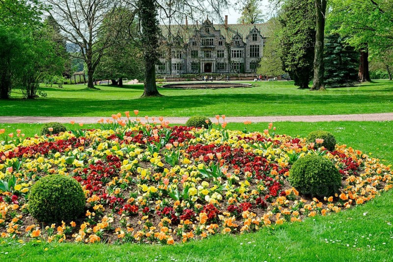 Altenstein Palace and Palace Park, residential castle, Dukes of Meiningen, summer residence, Altensteiner Park, Bad Liebenstein, Thuringia, Germany