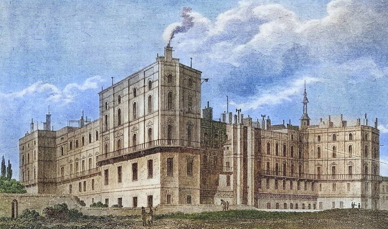 Castle of St Germain-en-Laye, France, Historical, digitally restored reproduction from a 19th century original, Record date not stated