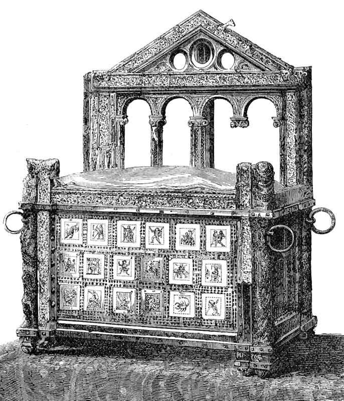 The Chair of Saint Peter, St. Peter's Basilica, Vatican City, Rome, Italy, 19th Century