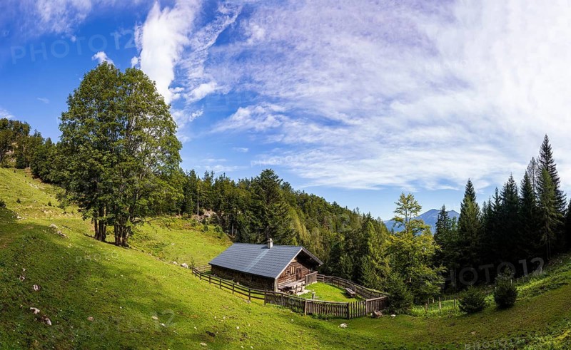 Dürntalam on the way to Sparber, Osterhorn group, Salzkammergut, Salzburg province, Austria