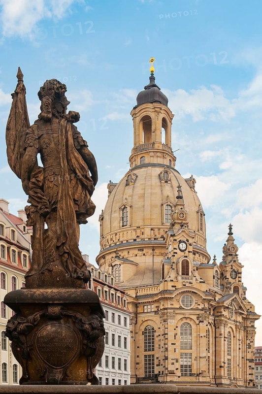 Dresden, city views, Church of Our Lady, Dresden, Saxony, Germany