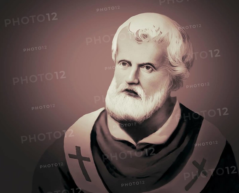 Pope Agapitus II, Agapetus II, Agapet II., ruler of the Papal States from 946 to his death in 955, digitally edited after a painting