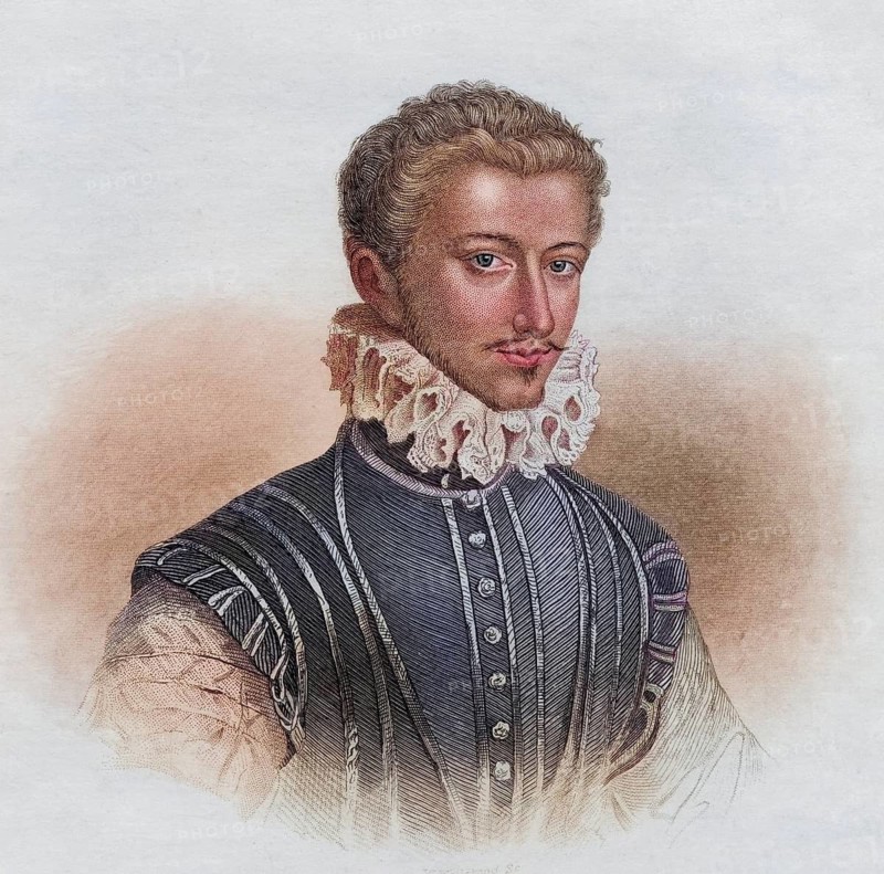 Henri de Guise, Henri I of Lorraine, 3rd Duc de Guise, 1550-1588. French politician, soldier and leader of the Roman Catholic party, Historical, digitally restored reproduction from a 19th century original, Record date not stated