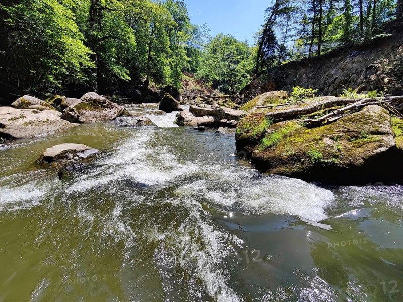 Irrel Waterfalls, Southern Eifel nature park Park, Eifel, Irrel, Rhineland-Palatinate, Germany