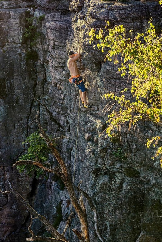 Climbers on Battert, Battertfelsen, climbing rocks, sunset, Baden-Baden, Northern Black Forest, Black Forest, Baden-Württemberg, Germany