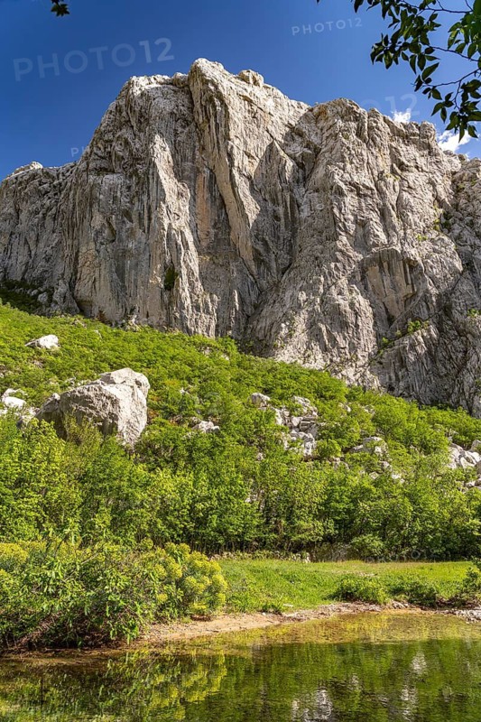 Stream in the Velika Paklenica gorge in Paklenica National Park, Croatia