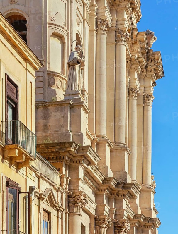 San Francesco church, Catania, Sicily, Italy