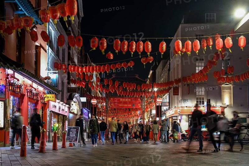 China Town by night, Chinese Quarter, West End, London, England, United Kingdom