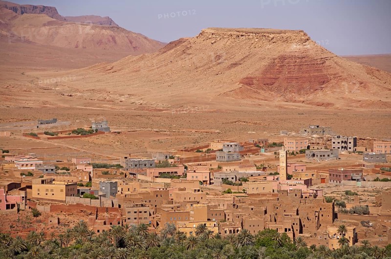 Oasis town of Tinerhir, Souss-Massa-Daraâ region, Morocco