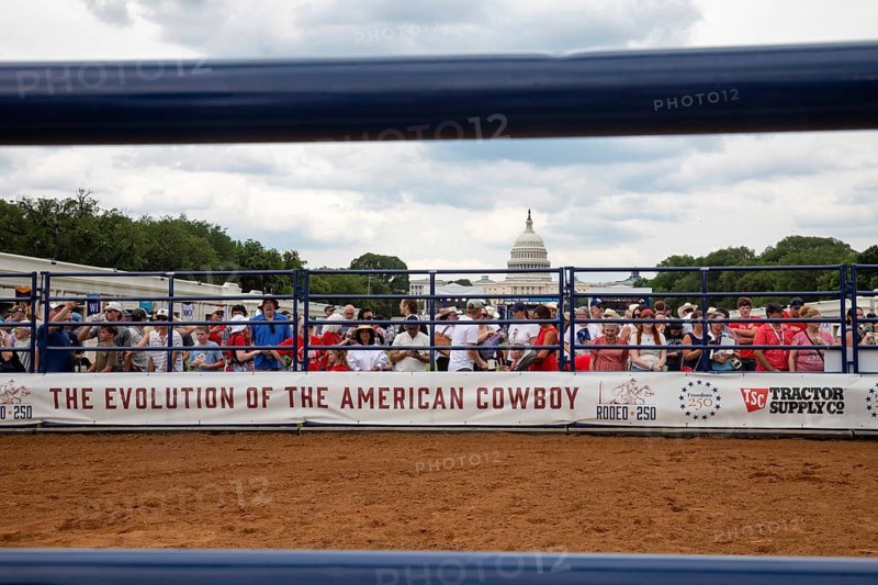 Washington, DC USA - 26 June 2026 - Rodeo 250 is held on the National Mall as part of the Great American State Fair. The Fair was organized by President Donald Trump to mark the United States' 250th birthday