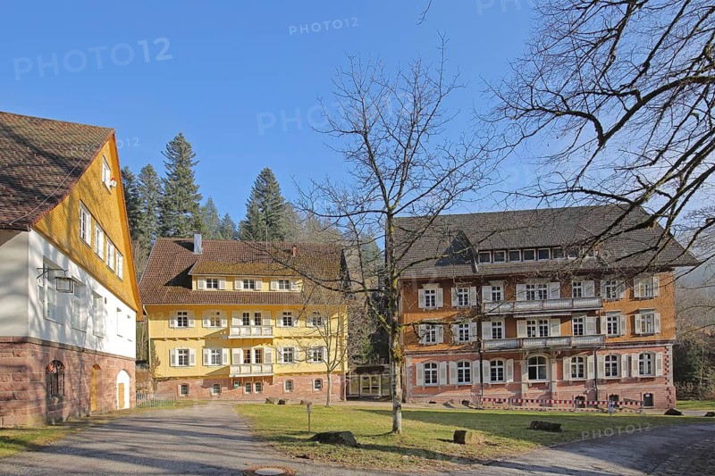 Historic buildings at Allerheiligen Monastery, Oppenau, Northern Black Forest, Black Forest, Ortenau, Baden-Württemberg, Germany