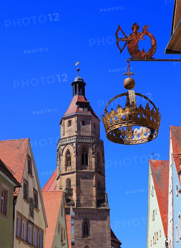 Germany, Middle Franconia, town of Weissenburg, Church of St. Andrew in the town centre