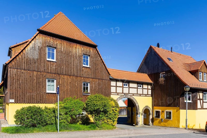 Old homestead in Possendorf, Possendorf, Saxony, Germany