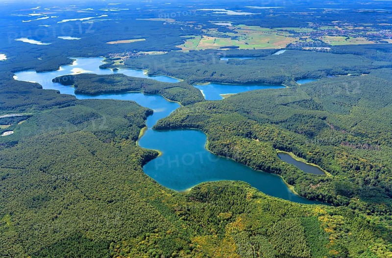 Germany, Europe, Mecklenburg, Western Pomerania, Neustrelitz, lake, water, landscape, nature, vacation in Germany, travel, vacation, national park, nature conservation, area, landscapes, protection, aerial view, Fürstensee, Hinnensee, Zwirnsee