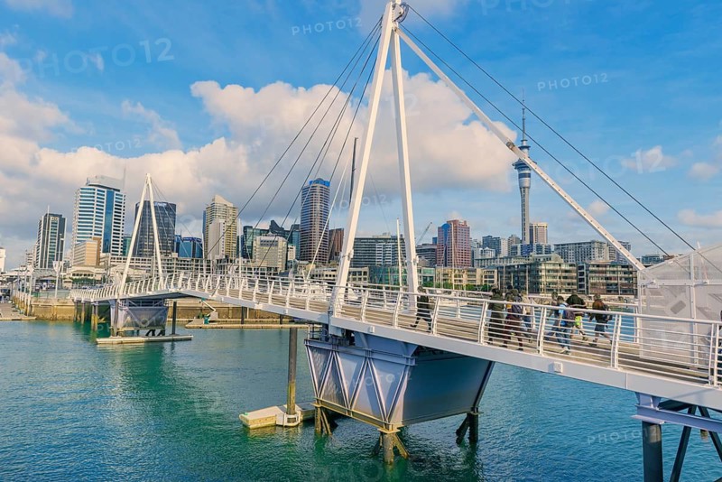 Wynyard Quarter bridge, Auckland, North Island, New Zealand