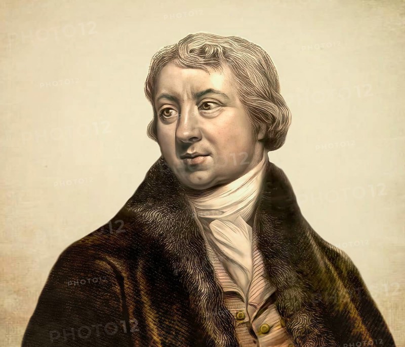 Edward Jenner, 1749-1823, English physician and scientist, digitally restored