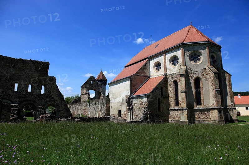 Former Cistercian monastery Carta, Kerz, founded in the 12th century by Cistercian monks and is one of the oldest religious monuments in the region, Sibiu County, Transylvania, Romania