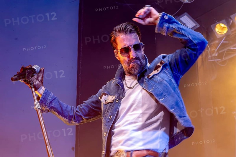 Alec Völkel (Boss Burns), singer of the band The BossHoss during their Back To The Boots Tour 2025 at Capitol Hannover on 03.10.2025