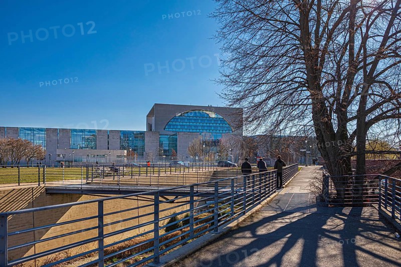 Federal Chancellery in the government district in Berlin, Germany