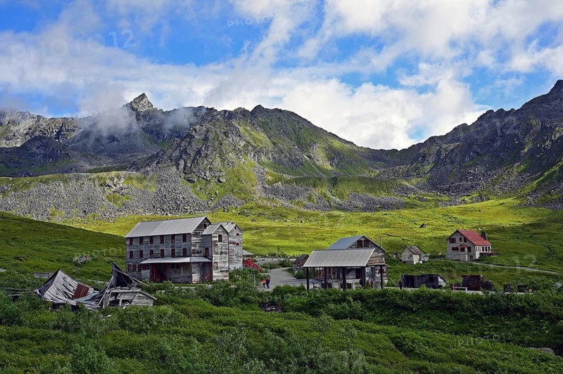 Open-air museum of former gold mine, Hatcher Pass, Alaska