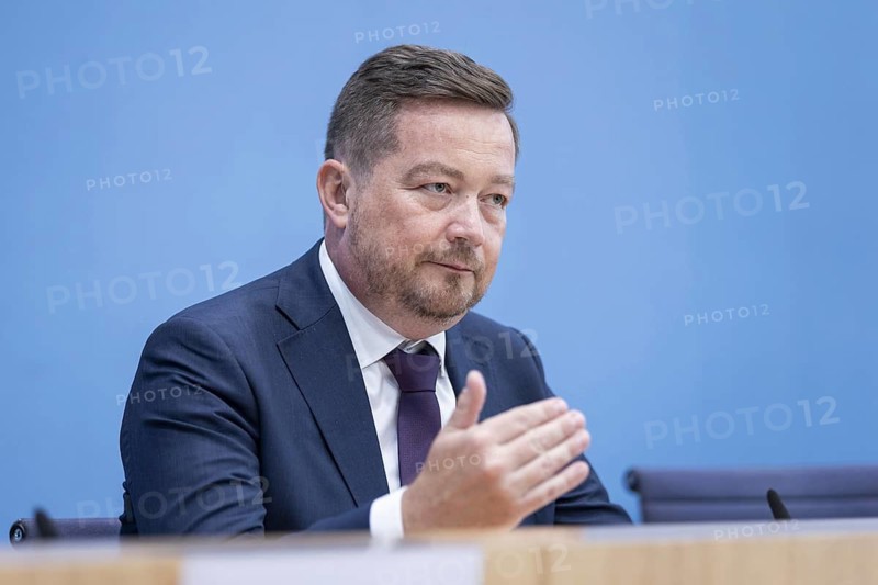 Uli Grötsch, Federal Police Commissioner to the German Bundestag, recorded during the presentation of the Police Commissioner's report at the Federal Press Conference in Berlin, 27 June 2024