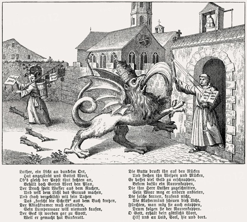 Anti-Catholic animal parody, 1617