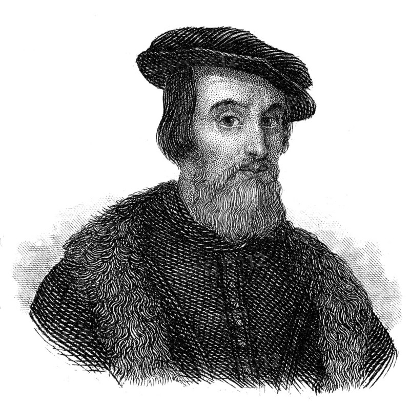 Portrait of Hernán Cortés de Monroy y Pizarro, 1st Marquis of the Valley of Oaxaca, 1485 - 1547, a Spanish Conquistador, Portrait von Hernán oder Hernando Cortés, 1485 - 1547, ein spanischer Konquistador