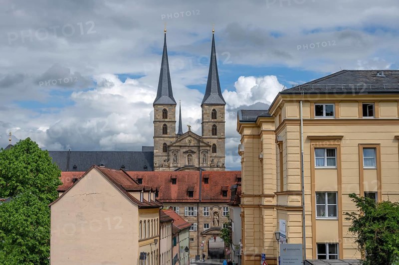 Klosterkirche St.Michael, Michelsberg 10, Bamberg, Upper Franconia, Bavaria, Germany
