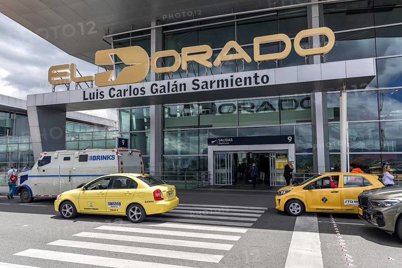 El Dorado airport terminal in Bogota, Colombia