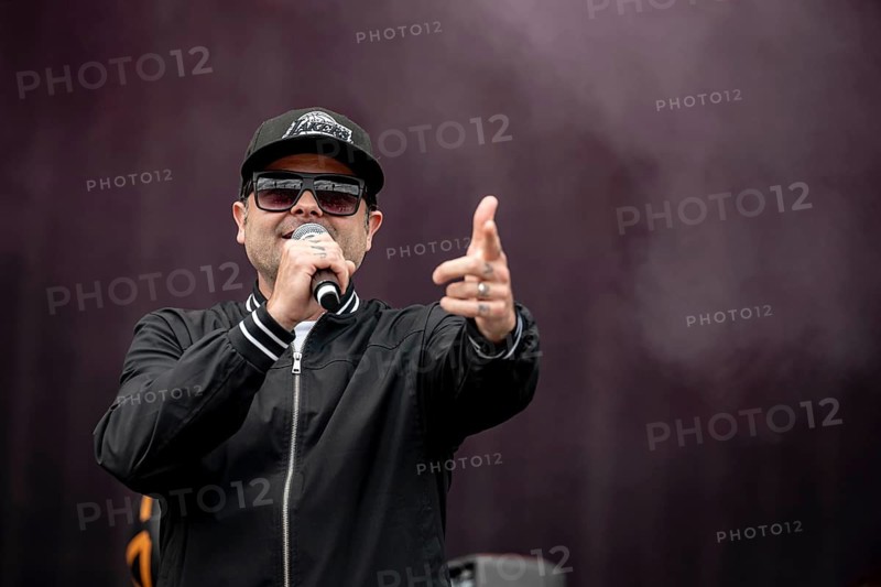 Jordon Charlie Scene Terrell, singer of Hollywood Undead live at Rock im Park on Zeppelin Field in Nuremberg on 06.06.2026