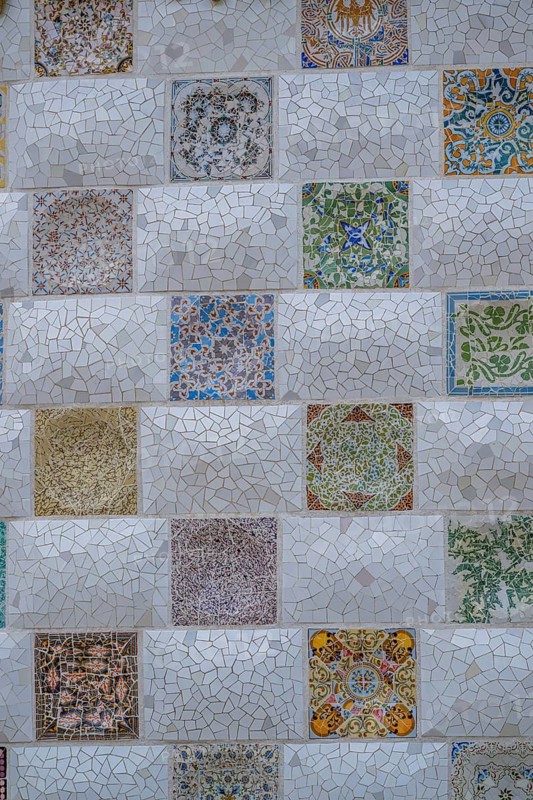 Park Guell by Antonio Gaudi, Park Gueell, Antonio Gaudi architect, Unesco World Heritage Site, Gracia District, Barcelona, Catalonia, Spain