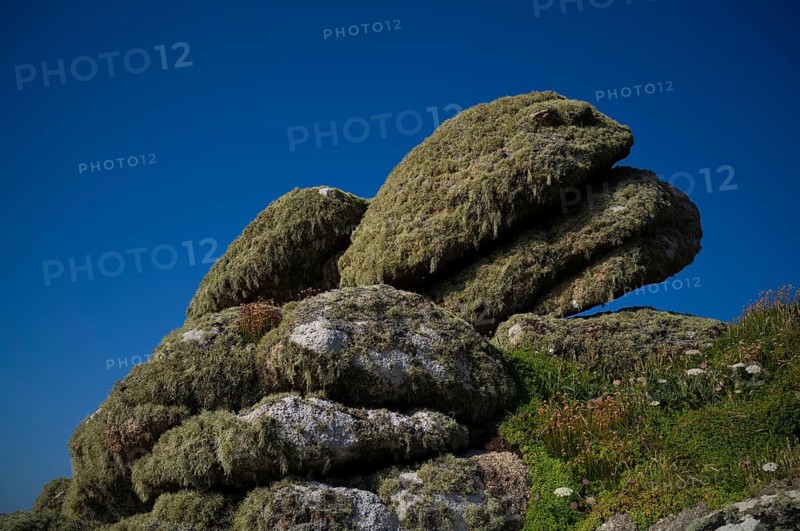 Rock formation, rock, Land's End headland, Penzance, Penwith Peninsula, Cornwall, England, Great Britain, Great Britain
