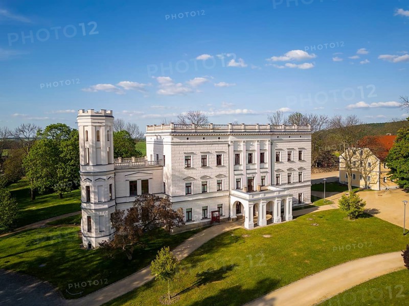 Krobnitz Castle in the district of Görlitz was the retirement home of the Prussian Minister of War and Navy Albrecht Graf von Roon. Following restoration, it now serves as a museum and event venue, Krobnitz, Saxony, Germany