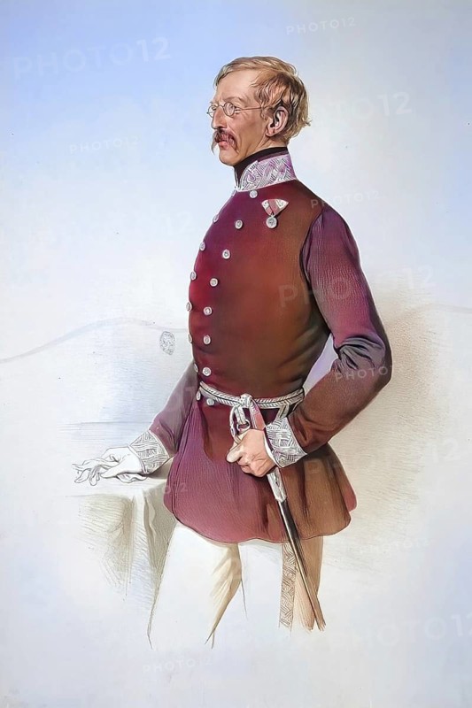 Otto Graf Fünfkirchen (1800-1872), President of the Duchy of Salzburg, Privy Councillor, second President of the House of Lords, Historical, digitally restored reproduction from a 19th century original, Record date not stated