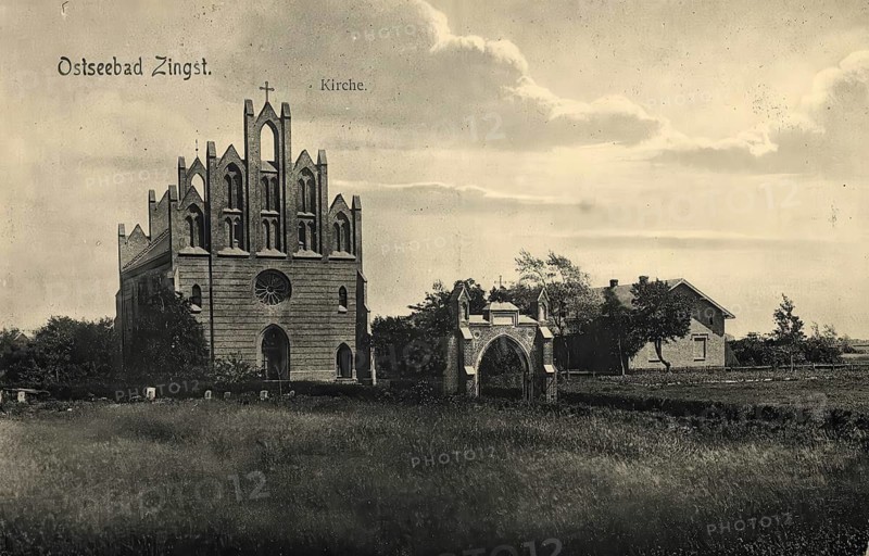 Historical postcard, picture postcard, Baltic resort Zingst, Mecklenburg-Vorpommern, Germany, digitally enhanced reproduction of an original from around 1900, picture postcard