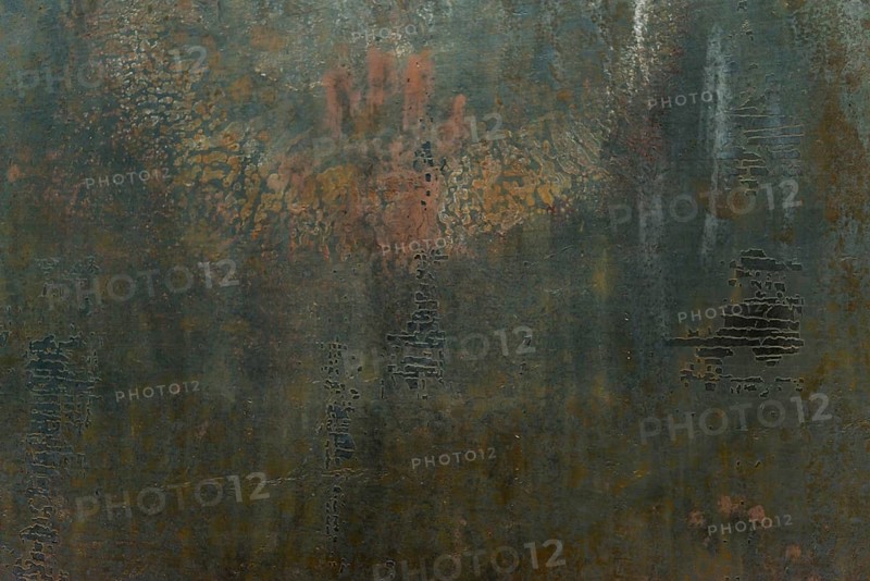 Structure and texture on corten steel plates