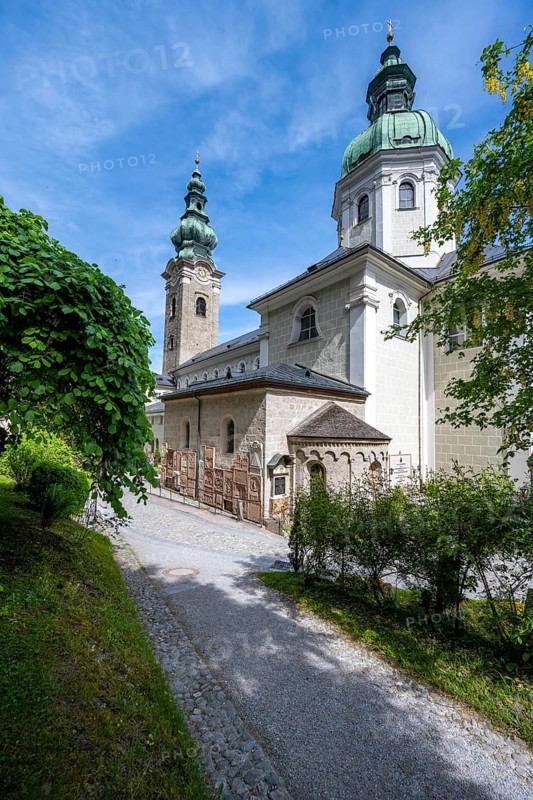 St. Peter Cemetery with St. Peter Collegiate Church, Old Town, Salzburg, Austria