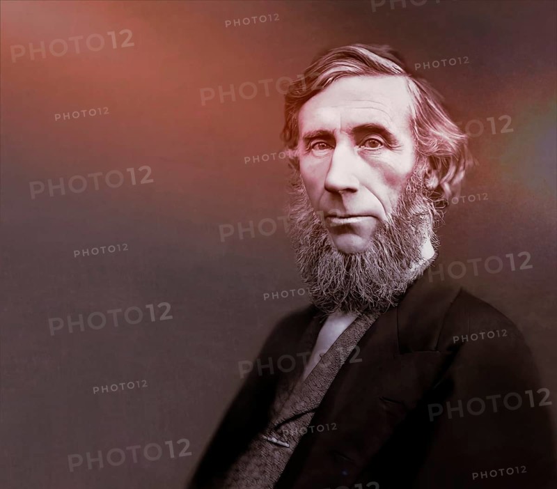 John Tyndall, 1820 –1893, Irish physicist and chemist, discoverer oft he greenhouse effect, digitally edited