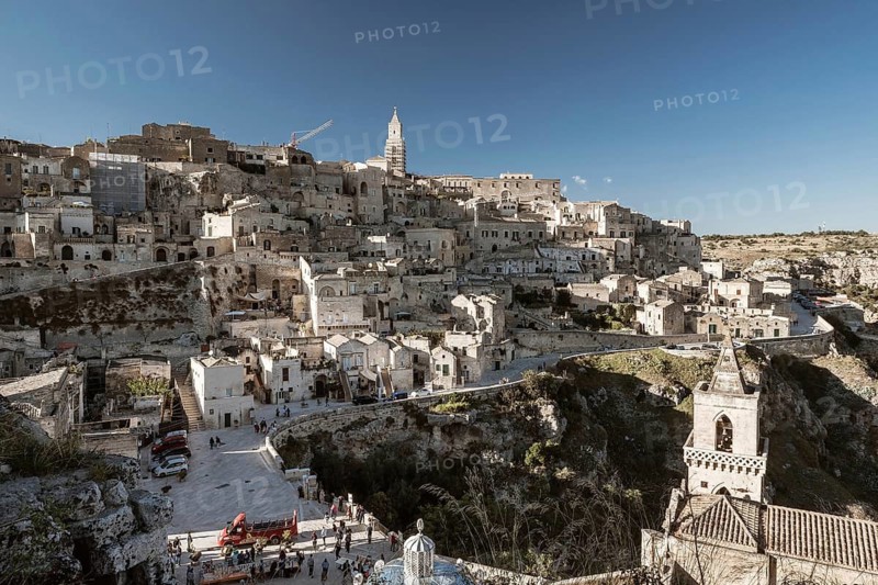 Matera in region Bazylikata, Italy - commonly referred to as town carved out of the rock