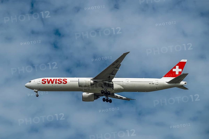 Swiss Boeing 777-3DE (ER) aircraft, HB-JNB, Bangkok, Thailand