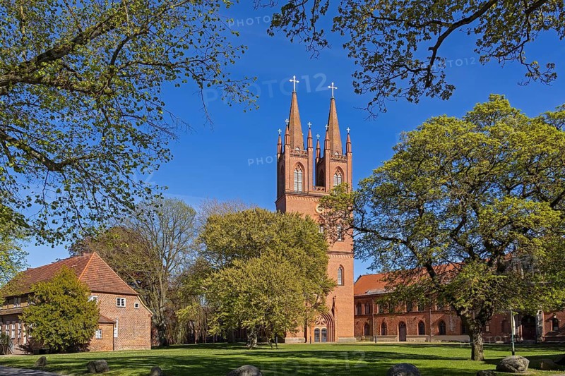 Church, Dobbertin Abbey, Goldberg, Mecklenburg-Western Pomerania, Germany