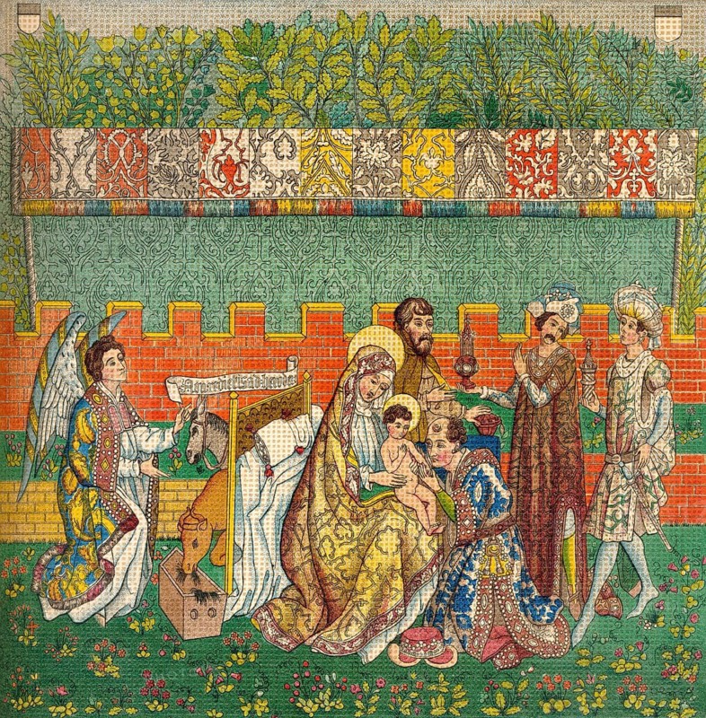 Adoration by the Three Magi, tapestry of the 15th century