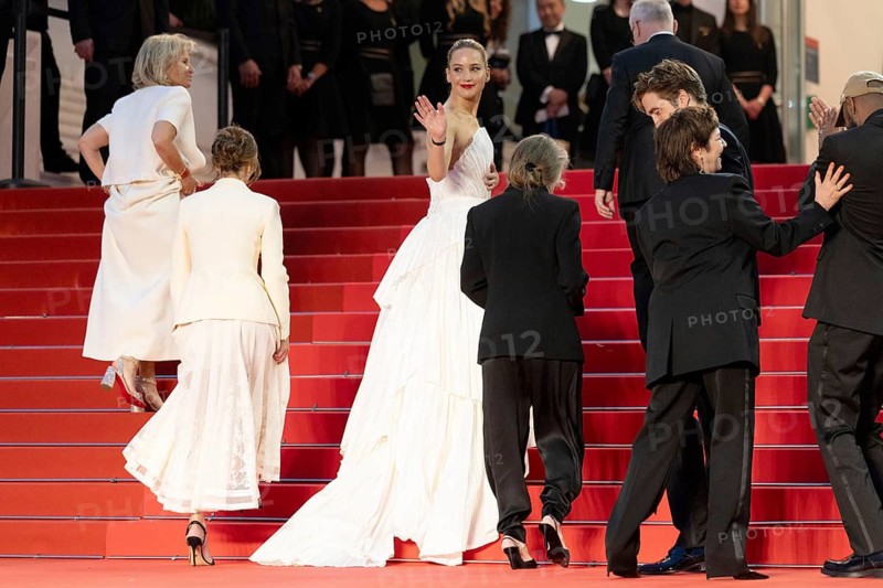 Cannes, France - 17.5.2024: Jennifer Lawrence on the red carpet during the 78th Cannes International Film Festival. The film festival takes place from 13 to 24 May 2025