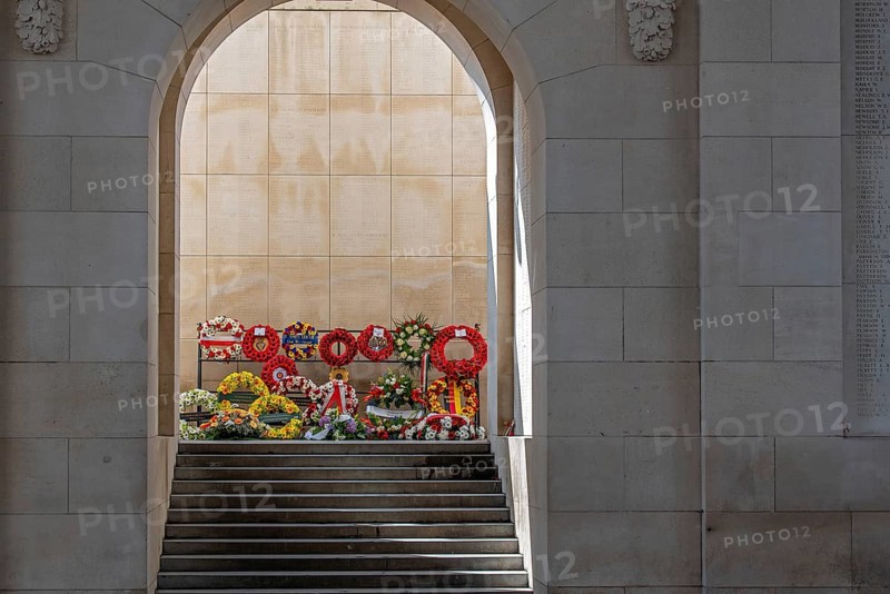 Menin Gate, Menenpoort, WW1 memorial for the missing soldiers of Commonwealth nations who died in Ypres Salient during First World War One, Belgium
